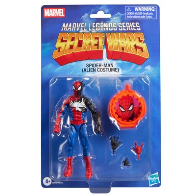 Hasbro Marvel Legends Series Secret Wars Spider-Man Figur G2419 15 cm Neu