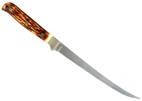 SCHRADE UNCLE HENRY STEELHEAD FILLET KNIFE BONING FISH FILLETING KNIFE 167UH - Picture 2 of 4