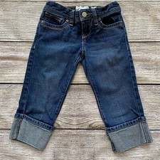 Old Navy Cuffed Capri Jeans Girl  s Sz 7