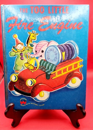 Wonder Books "The Too Little Fire Engine" Children's Book Hardcover #526 - Imagen 1 de 11