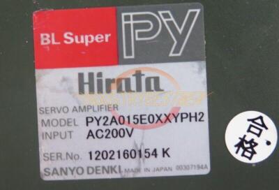 ONE USED SANYO DENKI Driver PY2A015E0XXYPH2