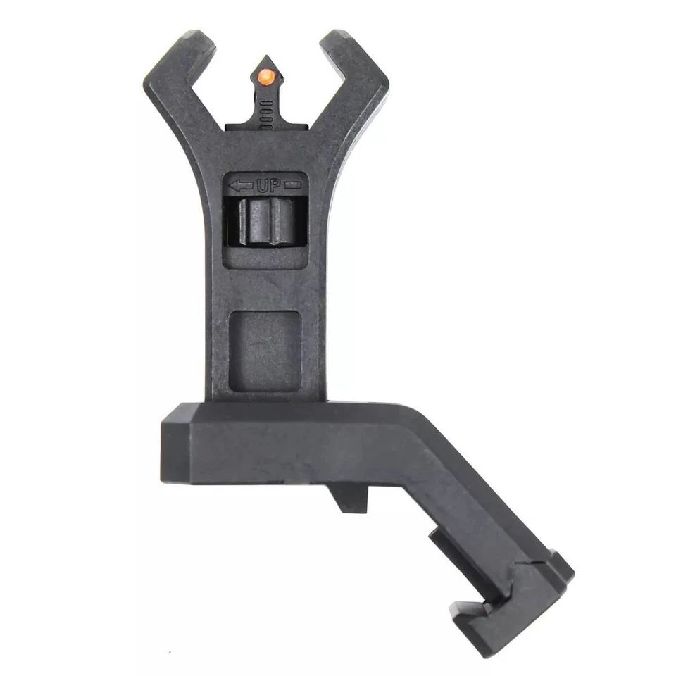 Hunting Foldable 45 Degree Fiber Optics Iron Sights Offset Front Rear Sight HOT - Image 4 of 4
