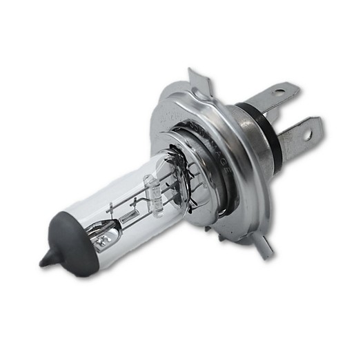 Motorcycle 7" Crystal Headlight 6Volt 6v 35w/35w H4 Halogen Light Bulb