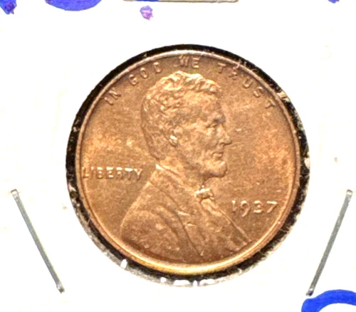 1937 lincoln wheat cent penny Gem BU