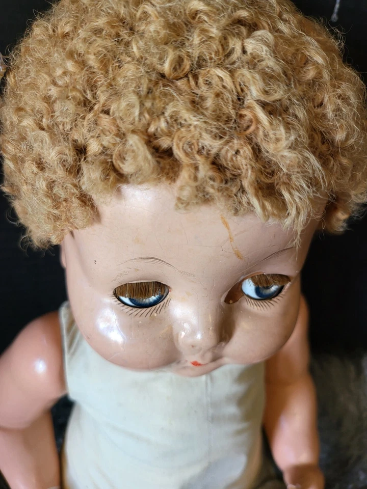 Vintage Effanbee Composition Doll For Repair. - Image 4 of 4