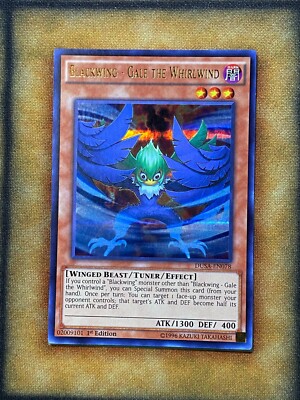 Yugioh Blackwing - Gale The Whirlwind DUSA-EN078 Ultra Rare 1st Ed NM