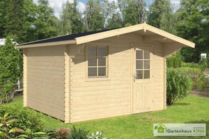 70 Mm Gartenhaus Lugo 70 Holzhaus 350x320 Blockhaus Holz Geratehaus Schuppen Ebay