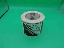 ULINE CORROSIVE 8 STICKER ROLL 4"x4"