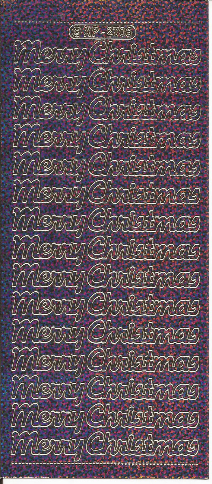 Bogof Sticker Christmas Peel Offs - * - Colourful stickers for festive card-making ...