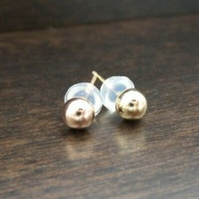 Beautiful Pair of 10K Solid Gold Ball Stud Earrings