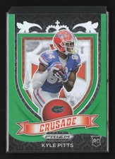 2021 Panini Prizm Draft Picks Collegiate Green #167 Kyle Pitts Florida Gators
