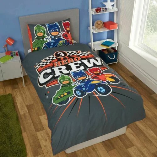 Set di lenzuola e copripiumini multicolore in microfibra per bambini