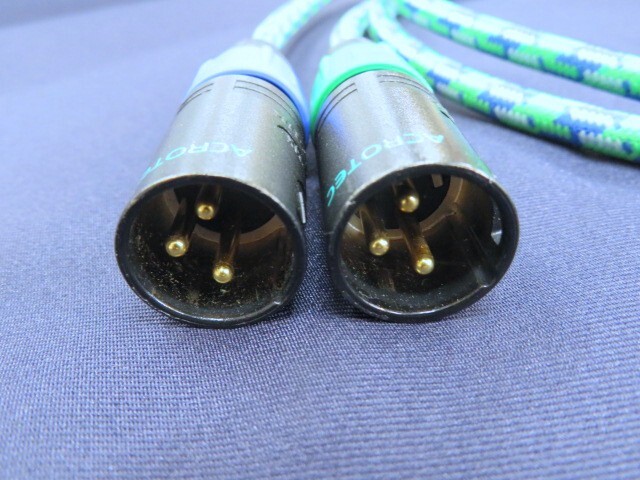 ACROTEC 6N-A2030 Analog Interconnect Cable 1.0m XLR USED ACROTEC 6N-A2030 Analog Interconnect Cable 1.0m XLR USED