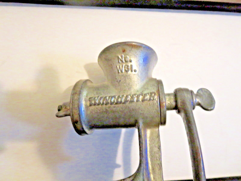 Vintage "Winchester"   (USA) No. W31 Table Top Meat Grinder/ Good Condition!