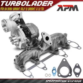Turbolader für Seat Leon Toledo II VW Bora Variant Golf IV Variant 1J 1.9 TDI