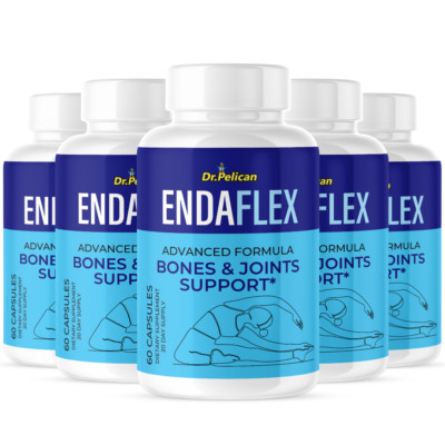 Endaflex- Joint Health Support- 5 Bottles- 300 Capsules