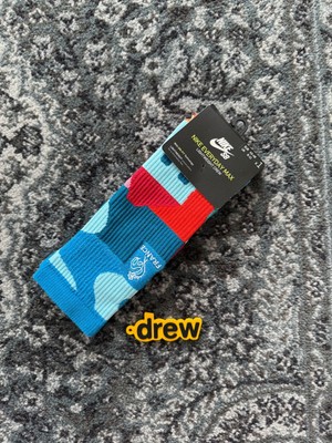 Nike SB x Parra France Everyday Max Lightweight Crew Socken Large