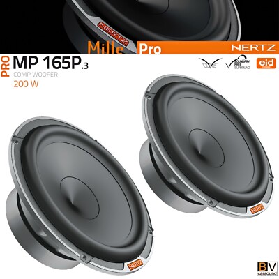 Lautsprecher HERTZ Mille MP 165P.3 Pro (BULK) 16,5cm Woofer Kickbass 165mm 6,5in