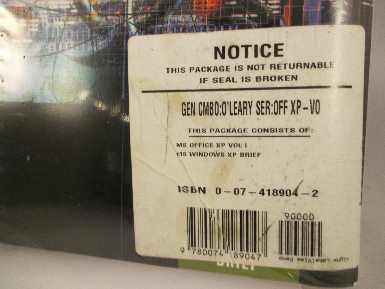 Oleary Office Xp Vol 1 By Timothy Oleary And Linda I Oleary 2001 Paperback - 