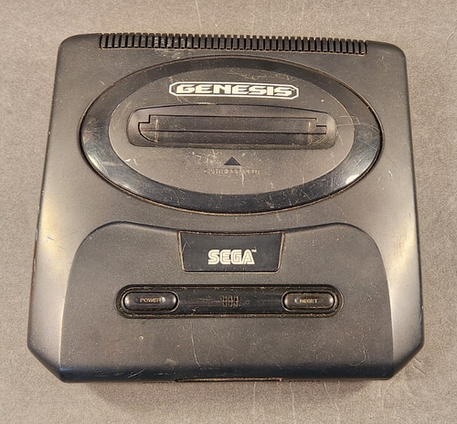 Sega Genesis Model 2 Console MK-1631, Controller, Hook Ups And 2 Sonic Games - Picture 9 of 12