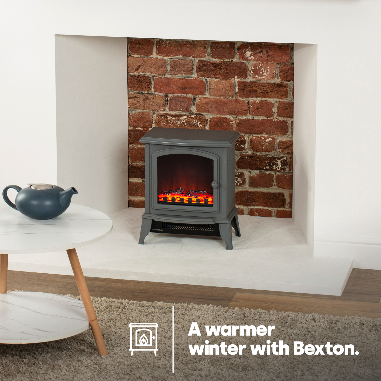 Electric Fireplace Fire Wood Flame Heater Stove Living Room Log Burner Fan  Heat 5056295309446 | eBay