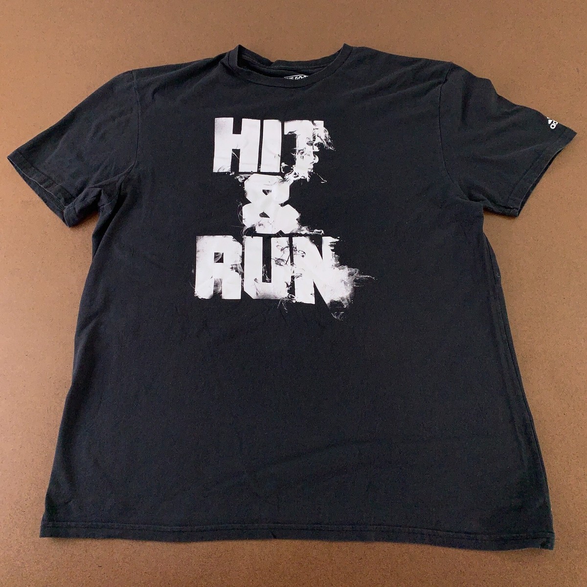 Adidas Men's Size 2X Tall Black White Hit & Run Graphic Short