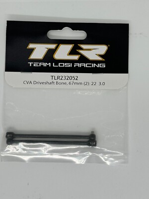 TLR 232052 CVA Driveshaft Bone, 67mm (2): 22 3.0