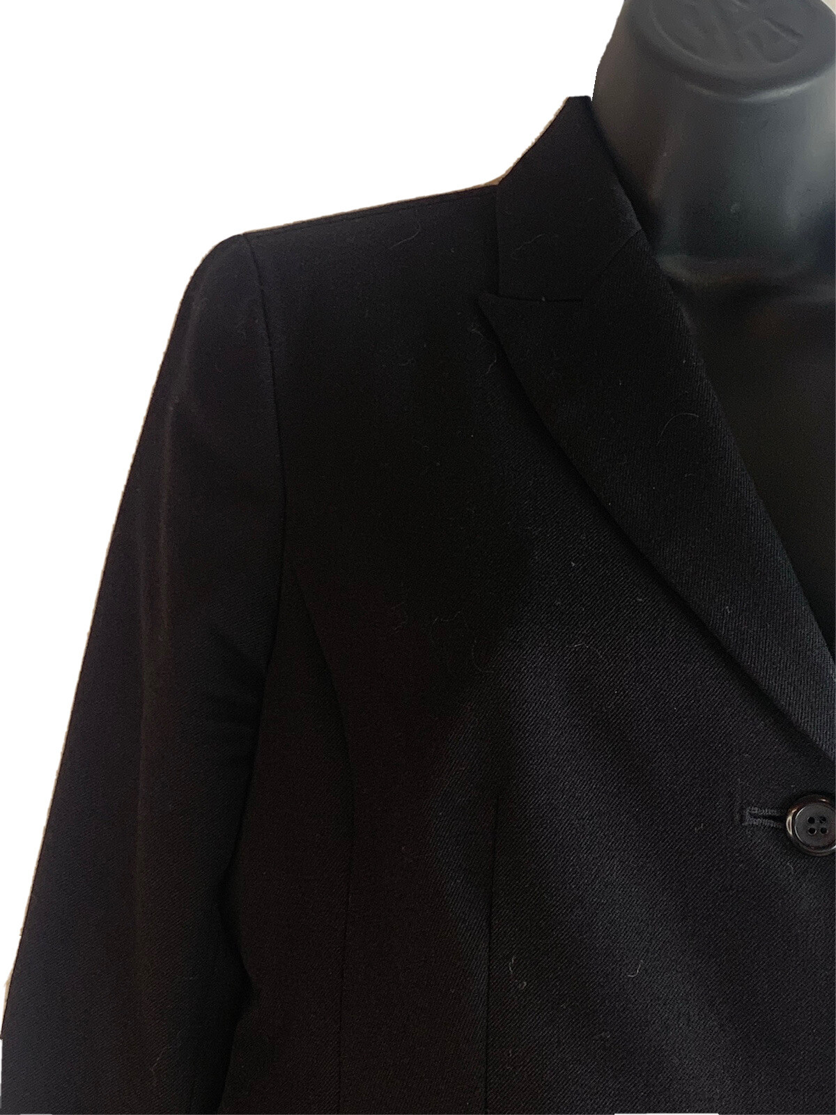 Pendleton Petite Black Blazer Two Button Pockets … - image 2