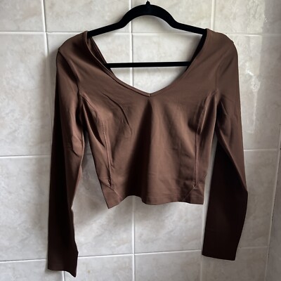 Lululemon Align Long Sleeve Java Size 4 New With Tag