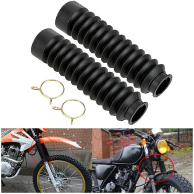 Motorrad Gabelschutz Faltenbalg, 1 Paar 42mm Motorrad Gummi