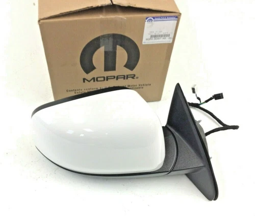2019-2022 Jeep Grand Cherokee right passenger Side View Mirror heated white OEM