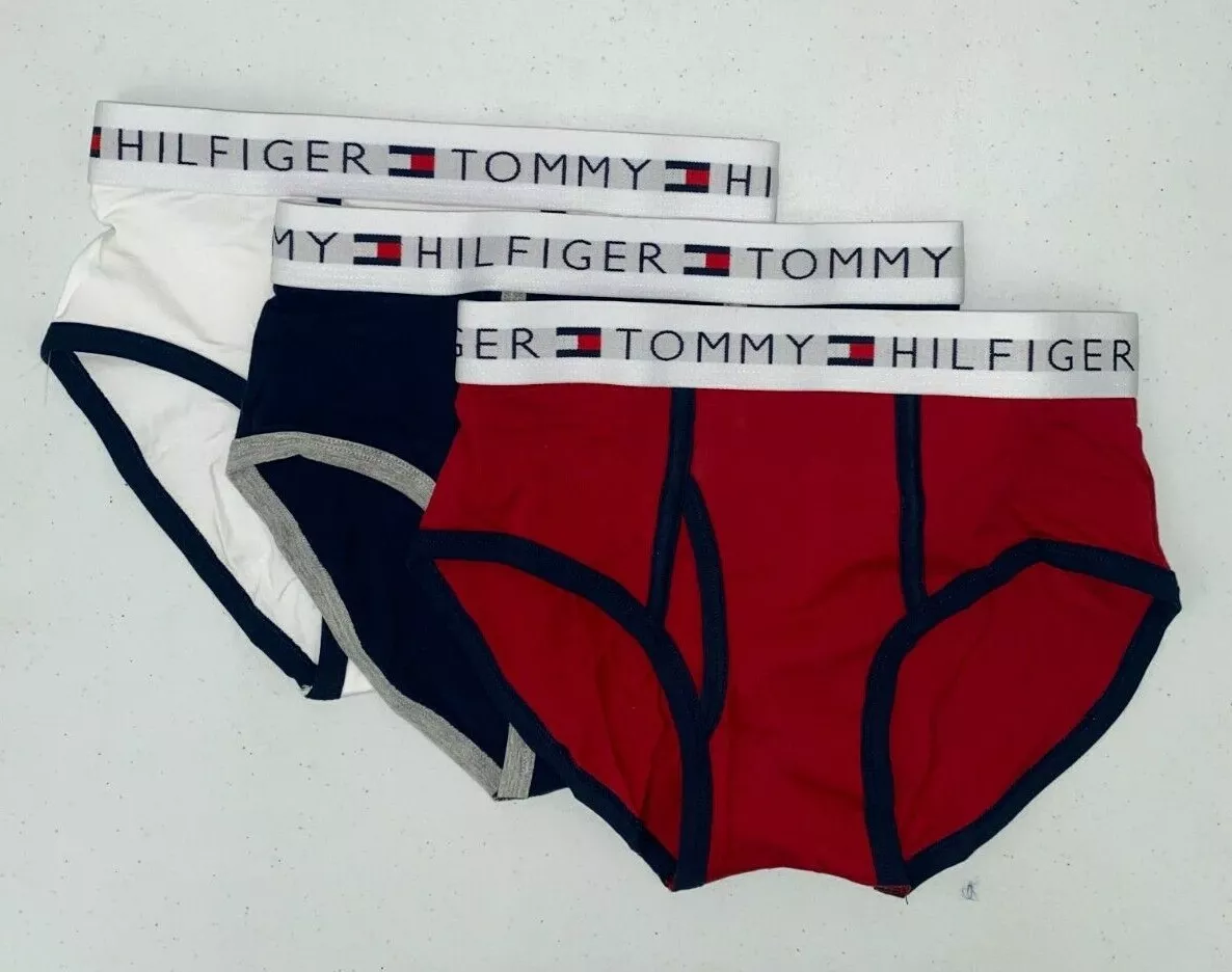 Tommy Hilfiger Boys Big Briefs Soft Underwear Multi Size Medium