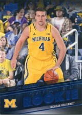 2014-15 Upper Deck Lettermen Premier Rookie Blue Mitch McGary Rookie 394/499