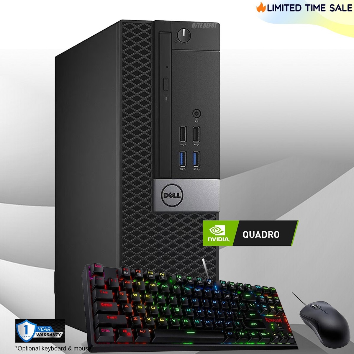 Windowsデスクトップ Dell i5 64GB Dell Desktop Computer i5 PC SFF 64GB RAM 2TB Hard Drive Windows 11