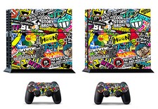 Bombing N262 Vinly Skin Sticker for Sony PS4 PlayStation 4  2 controller skins