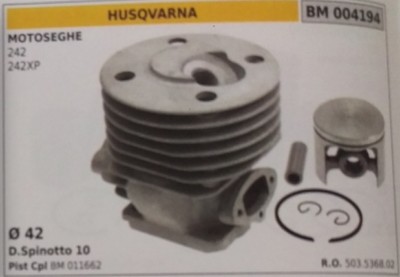 503536802 Cylinder and Piston Complete Chainsaw Husqvarna
