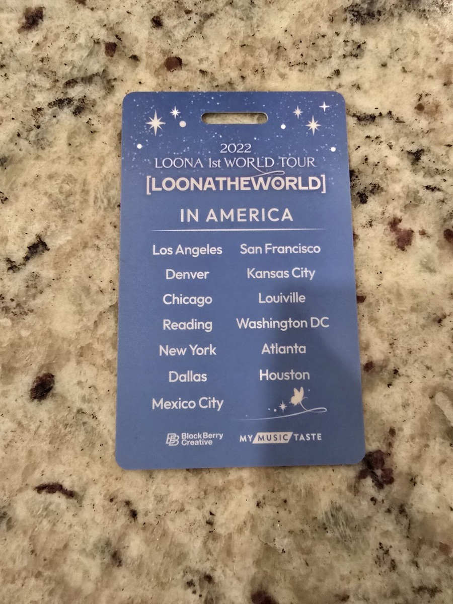 Haseul Loona The World M&G Set w/Signed Lanyard | eBay
