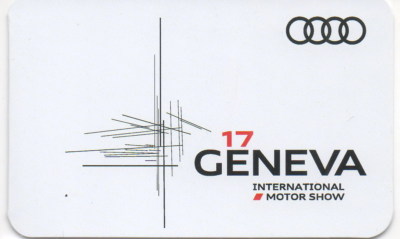 Audi Pressemappe / Presskit _Genf / Geneva 2017 
