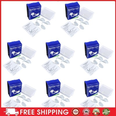 2Pcs Dental Mouth Guard Universal Teeth Splint Protector for Grinding Prevention