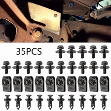 35PCS For KIA Body Bolts & U-nut Clips-M6 Eng...