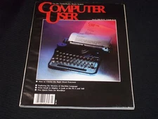 1984 MARCH DOS WORLD MAGAZINE - THE RIGHT WORD PROCESSOR FRONT COVER - H 8842