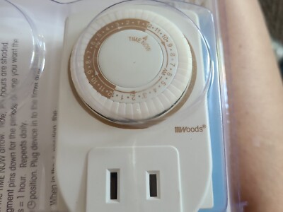 Woods 50026 Basic 24 HR Timer for Indoors.  Brand new