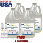 ISOPROPYL ALCOHOL 99% High Purity - 4 Gallons + 2 FREE 2oz Bottles Free Shipping