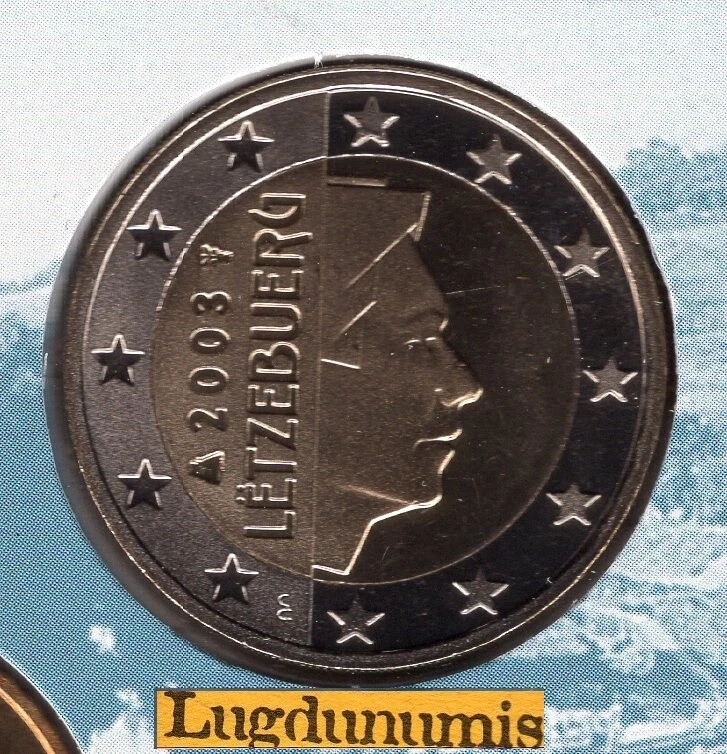 Luxembourg 2003 2 euro BU FDC Pièce Provenant BU 50000 Exemplaires - Photo 1/1