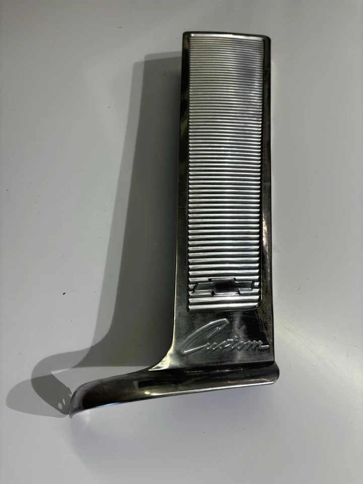 1960-63 Chevrolet C10 C20 Truck RH Sail Panel Fin , Custom Cab , Original Part - Image 2 of 4