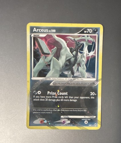 The Pokémon Company Arceus AR1 Arceus Holo Rare English 70 HP