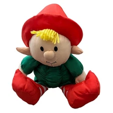 Stuffins Vintage? Holiday Christmas Plush Elf Decor