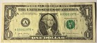 BIRTHDAY/ANNIVERSARY $1.00 CURRENCY Star Note 03-20-1975 — photo 1