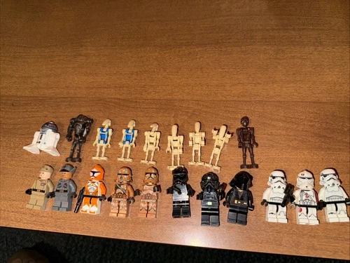 Lego Star Wars 20 Minifig R2D2Storm Troopers  Battle Droids. & Others C PicsREAD