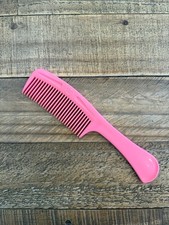 Goody Hot Pink 8.5" Super Pocket Wide Detangling Comb Retro Vintage 80s